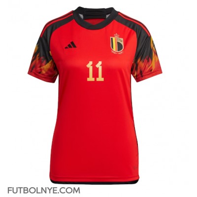 Camiseta Bélgica Yannick Carrasco #11 Primera Equipación para mujer Mundial 2022 manga corta